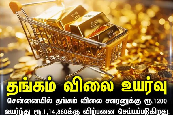 தங்கம் விலை உயர்வு