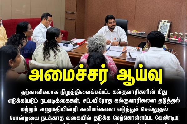 அமைச்சர் ஆய்வு