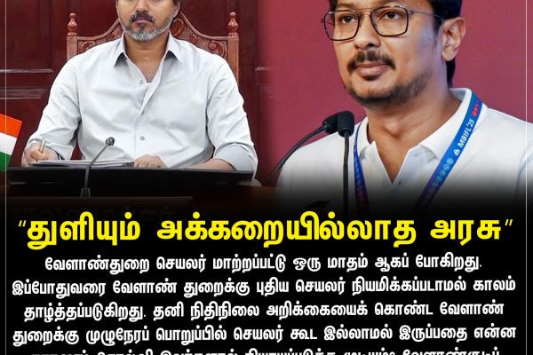 ”துளியும் அக்கறையில்லாத அரசு"